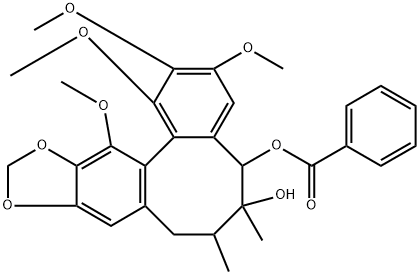 苯甲酰戈米辛P,129445-43-8,结构式