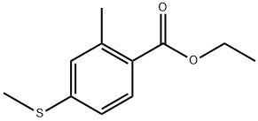 ethyl 2-methyl-4-(methylthio)benzoate Structure