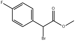 Α-溴-4-氟苯乙酸甲酯 结构式