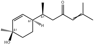 3-ヒドロキシビサボラ-1,10-ジエン-9-オン 化学構造式