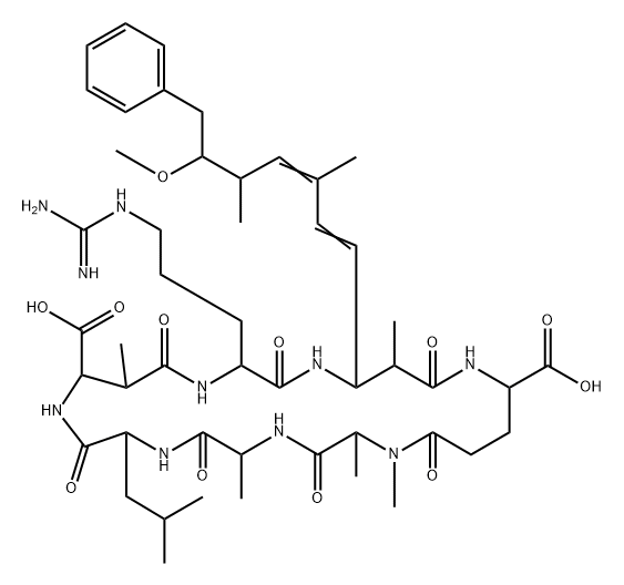 dihydromicrocystin LR 结构式
