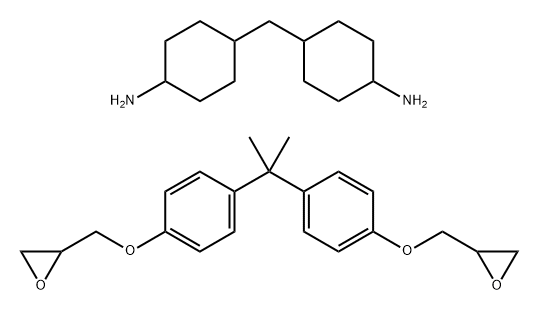 Cyclohexanamine, 4,4-methylenebis-, reaction products with bisphenol A diglycidyl ether homopolymer 结构式