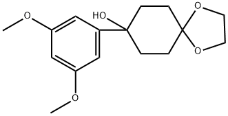8-(3,5-dimethoxyphenyl)-1,4-dioxaspiro[4.5]decan-8-ol Structure