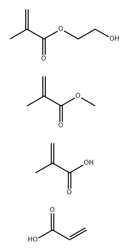 2-Propenoic acid, 2-methyl-, C10-16-alkyl esters, polymers with 2-hydroxyethyl methacrylate, Me methacrylate and γ-ω-perfluoro-C8-14-alkyl acrylate,129783-45-5,结构式