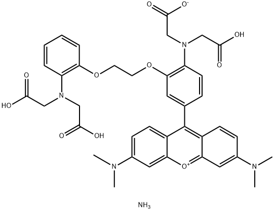 RHOD 2 TRIAMMONIUM, 129787-65-1, 结构式