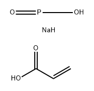 2-Propenoic acid, polymer with sodium phosphinate, sodium salt 结构式