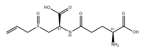 Γ-谷氨酰-S-1-丙烯基半胱氨酸亚砜,1299925-32-8,结构式