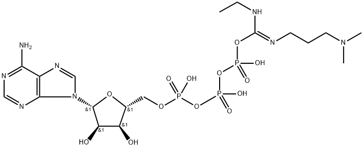 adenosine triphosphate-1-ethyl-3-(3-(dimethylamino)propyl)carbodiimide 化学構造式