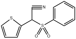 2-Thiopheneacetonitrile, α-(phenylsulfonyl)-|