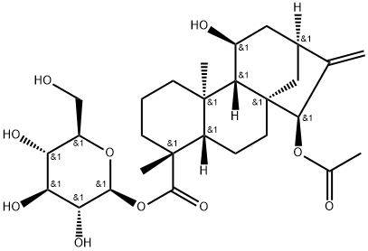 Adenostemmoside A 化学構造式