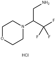 3,3,3-Trifluoro-2-(morpholin-4-yl)propan-1-amine dihydrochloride Structure