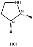 Pyrrolidine, 2,3-dimethyl-, hydrochloride (1:1), (2R,3R)-rel- Structure