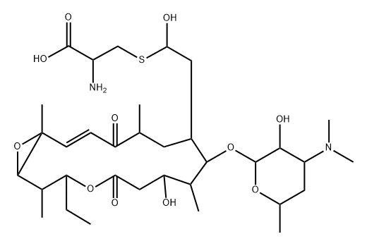 抗生物質6108C 化学構造式