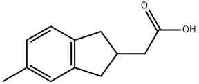 2-(5-methyl-2,3-dihydro-1H-inden-2-yl)acetic acid,130850-40-7,结构式