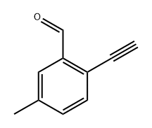 2-Ethynyl-5-methylbenzaldehyde Structure