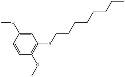 1,4-Dimethoxy-2-(octylthio)benzene Structure