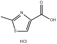 2-methyl-1,3-thiazole-4-carboxylic acid hydrochloride Structure
