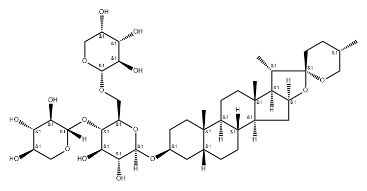 Aspafilioside B Structure