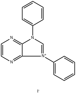 1,3-Diphenyl-3-imidazo[4,5-b]pyrazinium Iodide, 1311465-22-1, 结构式