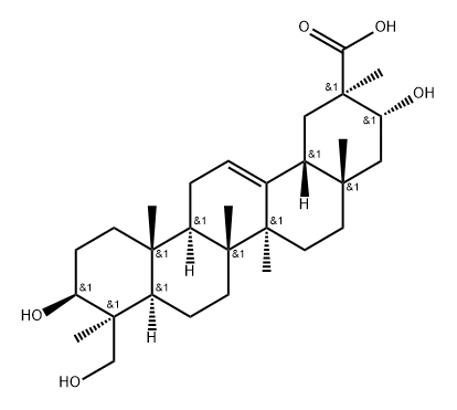 グリユンナンサポゲニンB 化学構造式