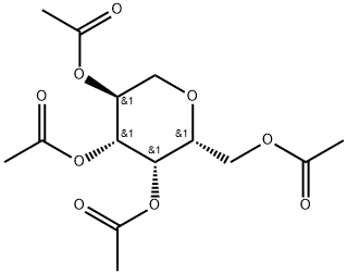 D-Galactitol, 1,5-anhydro-, 2,3,4,6-tetraacetate 化学構造式