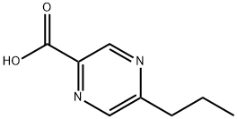 5-丙基吡嗪-2-羧酸, 1312566-27-0, 结构式