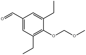 Benzaldehyde, 3,5-diethyl-4-(methoxymethoxy)-,1313376-36-1,结构式