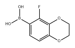 (5-fluoro-2,3-dihydrobenzo[b][1,4]dioxin-6-yl)boronic acid Structure
