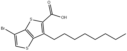 1313597-96-4 6-bromo-3-octylthieno[3,2-b]thiophene-2-carboxylic acid