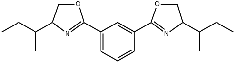 1,3-双((S)-4-((S)-仲丁基)-4,5-二氢恶唑-2-基)苯, 131380-86-4, 结构式
