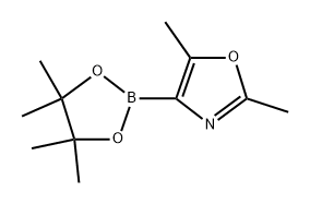 2,5-Dimethyl-4-(4,4,5,5-tetramethyl-[1,3,2]dioxaborolan-2-yl)-oxazole Structure