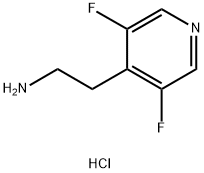 2-(3,5-difluoropyridin-4-yl)ethan-1-amine hydrochloride Struktur