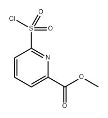 Methyl 6-(chlorosulfonyl)picolinate Structure