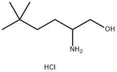 2-amino-5,5-dimethylhexan-1-ol hydrochloride Structure