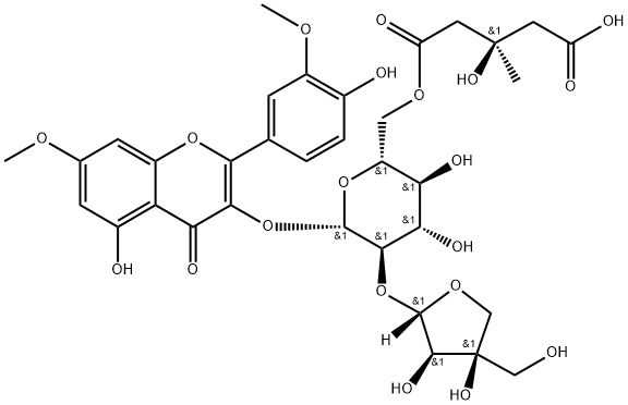 viscumneoside VII,131749-61-6,结构式