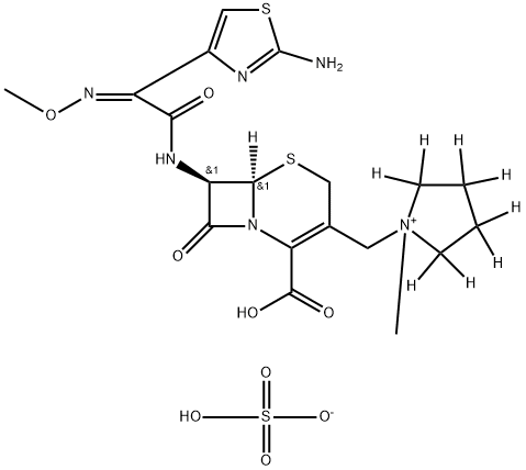 CefepiMe-D8 Sulfate Structure