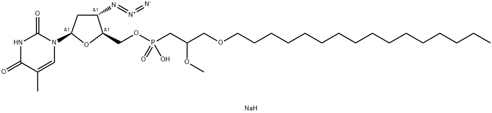 Phosphonoryllipid-azt 化学構造式