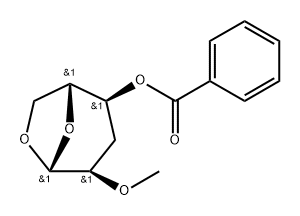 .beta.-D-ribo-Hexopyranose, 1,6-anhydro-3-deoxy-2-O-methyl-, benzoate|