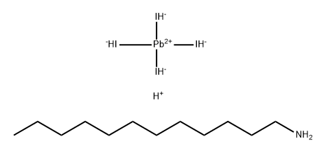 Plumbate(2-), tetraiodo-, (T-4)-, hydrogen, compd. with 1-dodecanamine (1:2:2) Structure