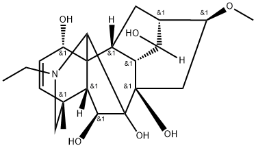 glabredelphinine Structure