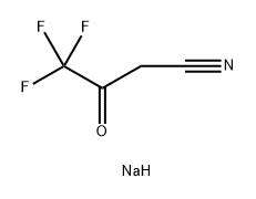 Sodium 1-cyano-3,3,3-trifluoro-propen-2-olate Structure