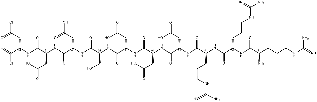 L-Aspartic acid, L-arginyl-L-arginyl-L-arginyl-L-α-aspartyl-L-α-aspartyl-L-α-aspartyl-L-seryl-L-α-aspartyl-L-α-aspartyl-|CK2底物肽