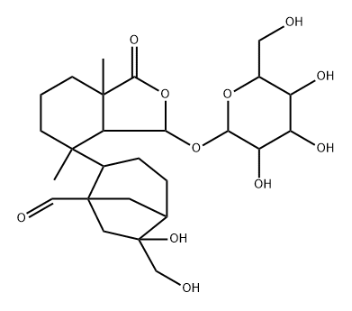 コッシニン【テルペン】 化学構造式