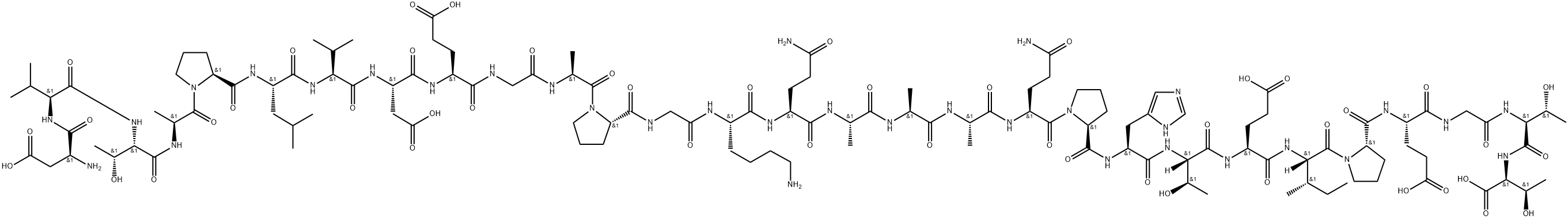 Tau Peptide (74-102) (Exon 3/Insert 2 Domain) Structure