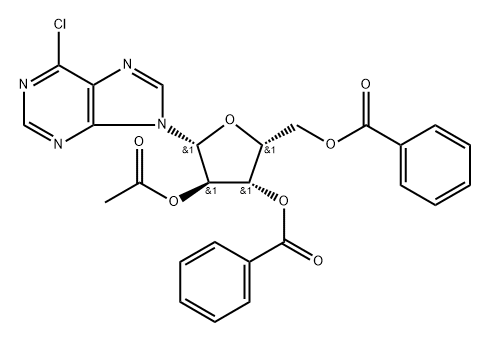 132370-61-7 6-chloro-purine-9--D-(2-O-acetyl-3,5-di-O-benzoyl)xylo-furanoside