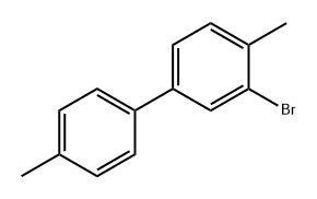 3-Bromo-4,4'-dimethyl-1,1'-biphenyl Struktur