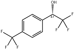 (S)-2,2,2-三氟-1-(4-(三氟甲基)苯基)乙醇,1325146-99-3,结构式