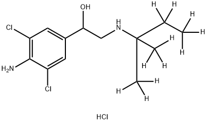 Clenpenterol-D11 hydrochloride Structure