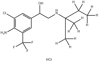 マペンテロール-D11 塩酸塩 化学構造式