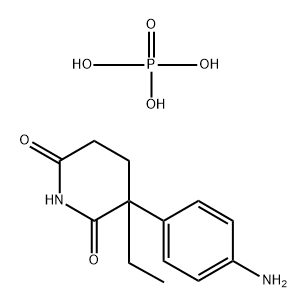 aminoglutethimide phosphate Structure